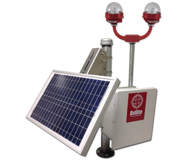 Solar Power System for L-810 Single and Dual Obstruction Light