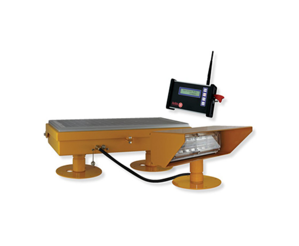 Radio Controlled Solar Helipad Flood Lighting