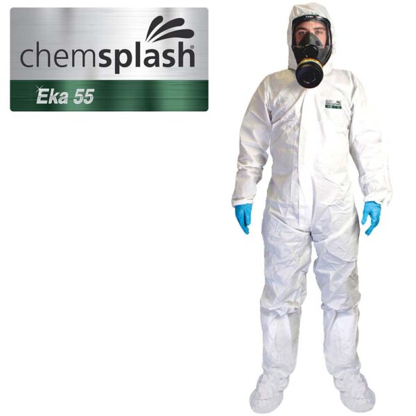 Chemsplash Eka 55 Coverall Type 5B/6B - White