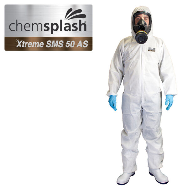 Chemsplash Xtreme SMS 50 Anti-Static Coverall Type 5/6