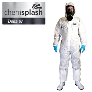 Chemsplash Delta 67 Coverall - Type 5B/6B - White